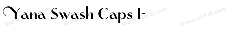 Yana Swash Caps I字体转换 Yana Swash Caps I字体转换